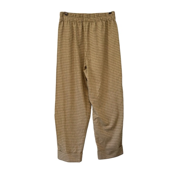Huston Pull-On Tapered Pants in Zander Gingham Plaid, Sz M - Picture 6 of 14
